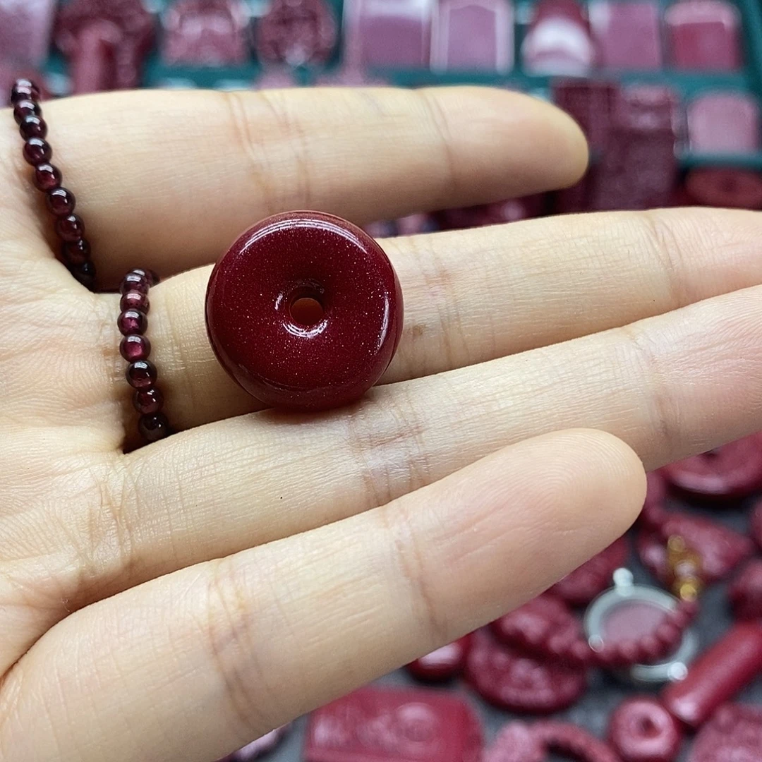 天然辰砂0000朱砂吊坠