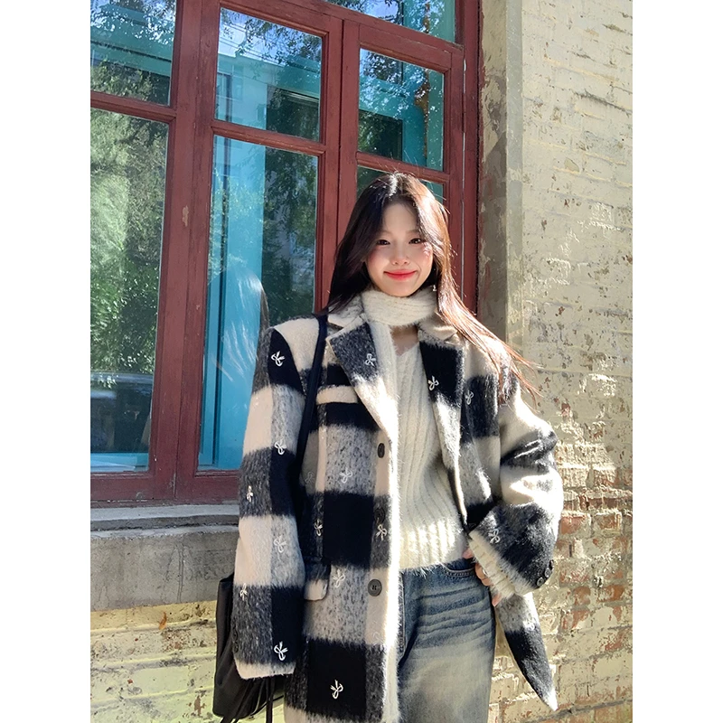 【倪子清仓】BD毛呢外套243N2675