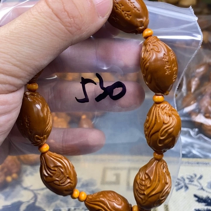橄榄核手串/手链橄榄核雕工艺手串
