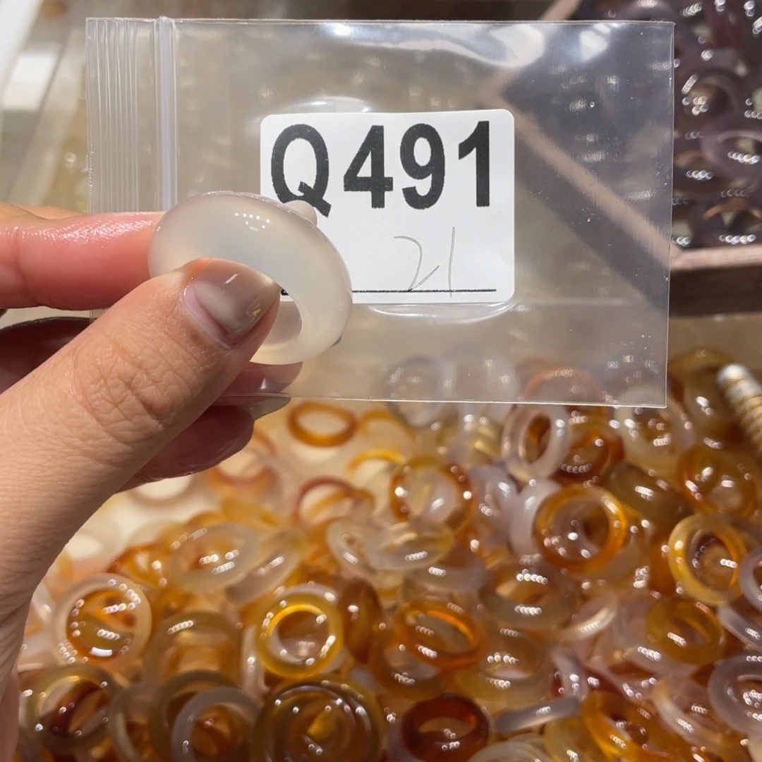 玛瑙/玉髓未镶嵌戒指491