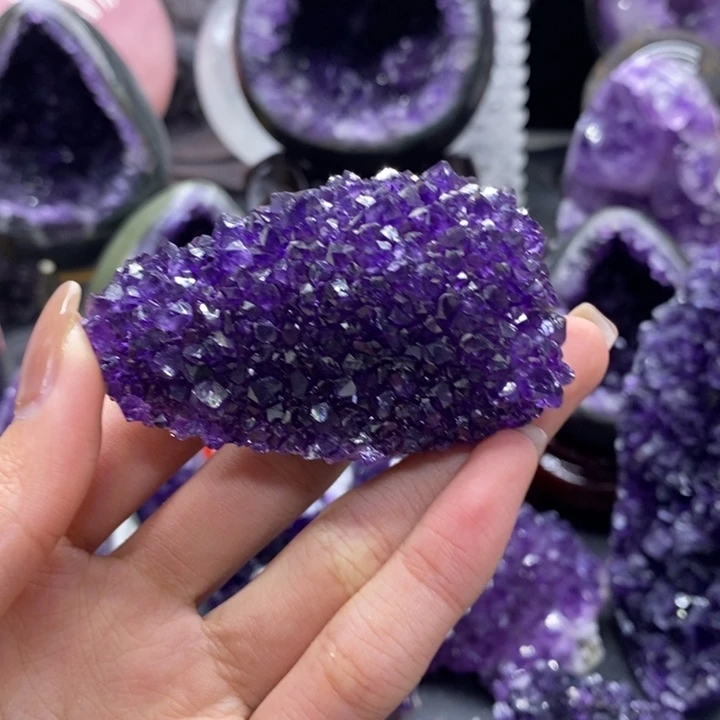 未镶嵌珠宝半成品紫晶