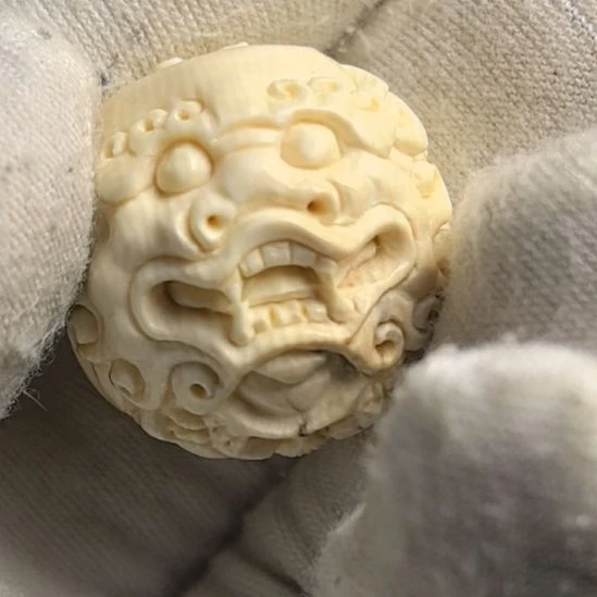 手串/手链橄榄核醒狮雕刻单珠