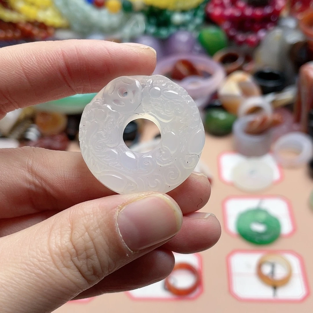 玛瑙/玉髓颈饰合金风****