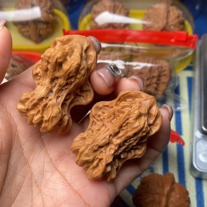 桃核吊坠异型小鸟核桃