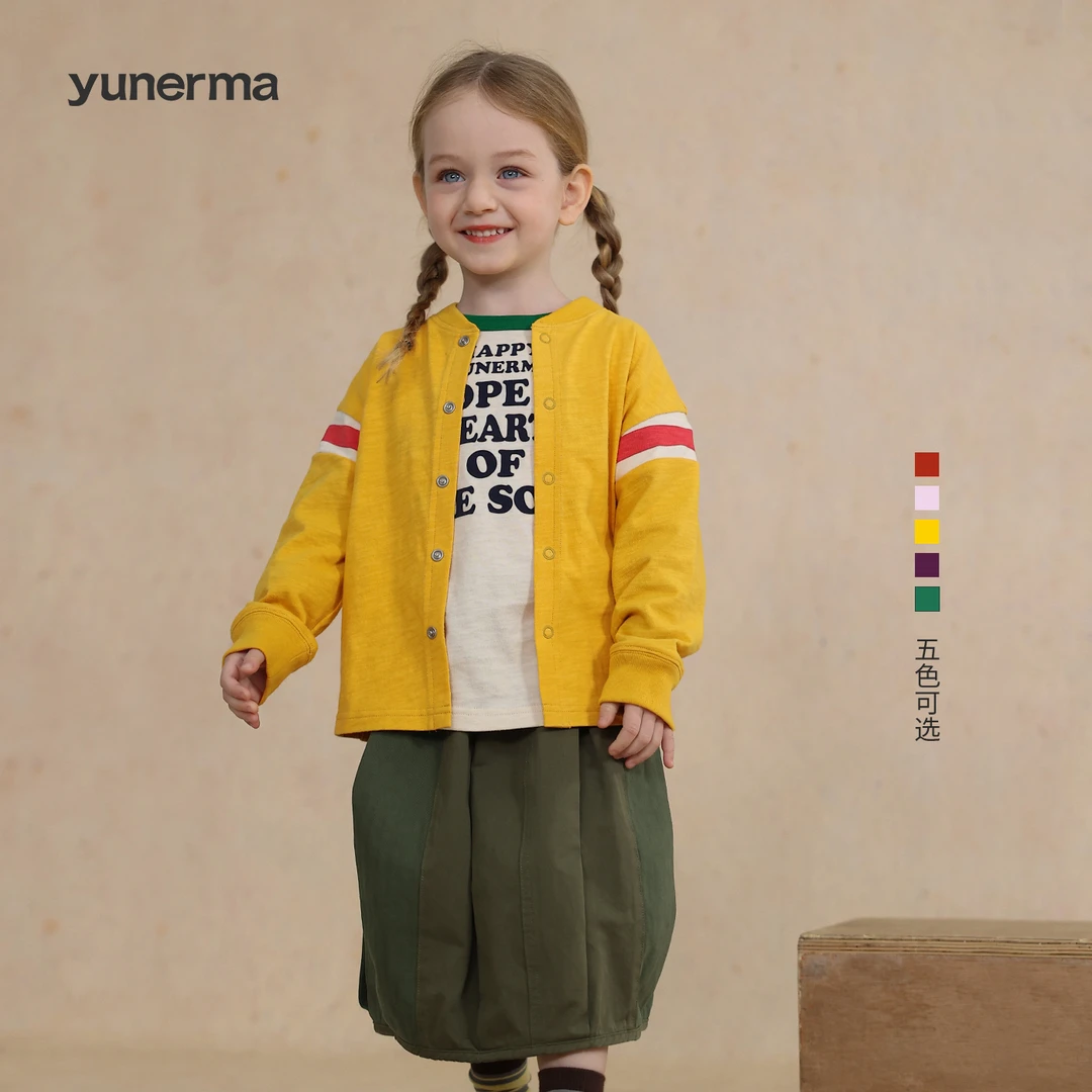宝宝幼儿园日系贴布棒球服允儿妈女童春夏薄款百搭外套儿童上衣潮
