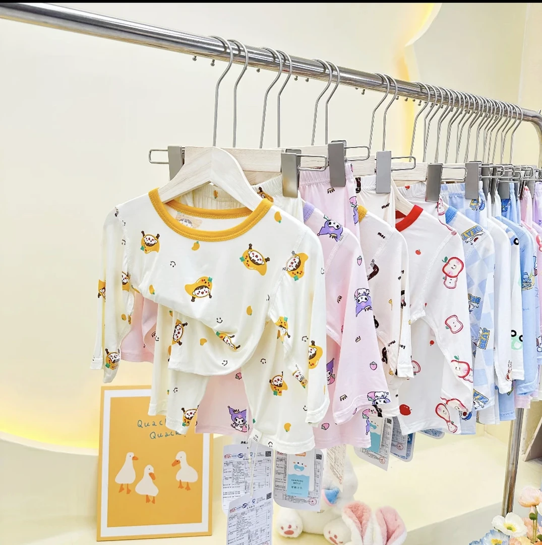 【央妈力荐】儿童睡衣夏季薄款女款男童女童家居服宝宝空调服睡衣