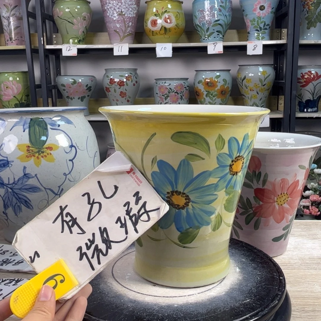 罐1tc景德镇陶瓷花盆