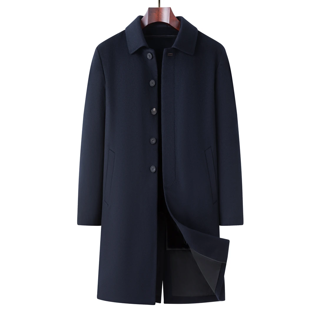 哥伦布小山羊绒95长丹麦皇冠貂绒内胆尼克服秋冬新款