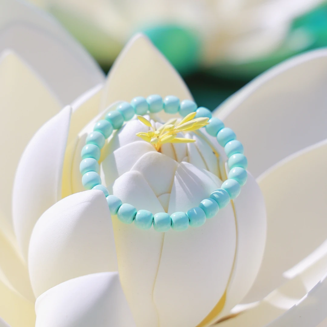 31号火活动 绿松手串7mm+（拉萨直发）DU250608101