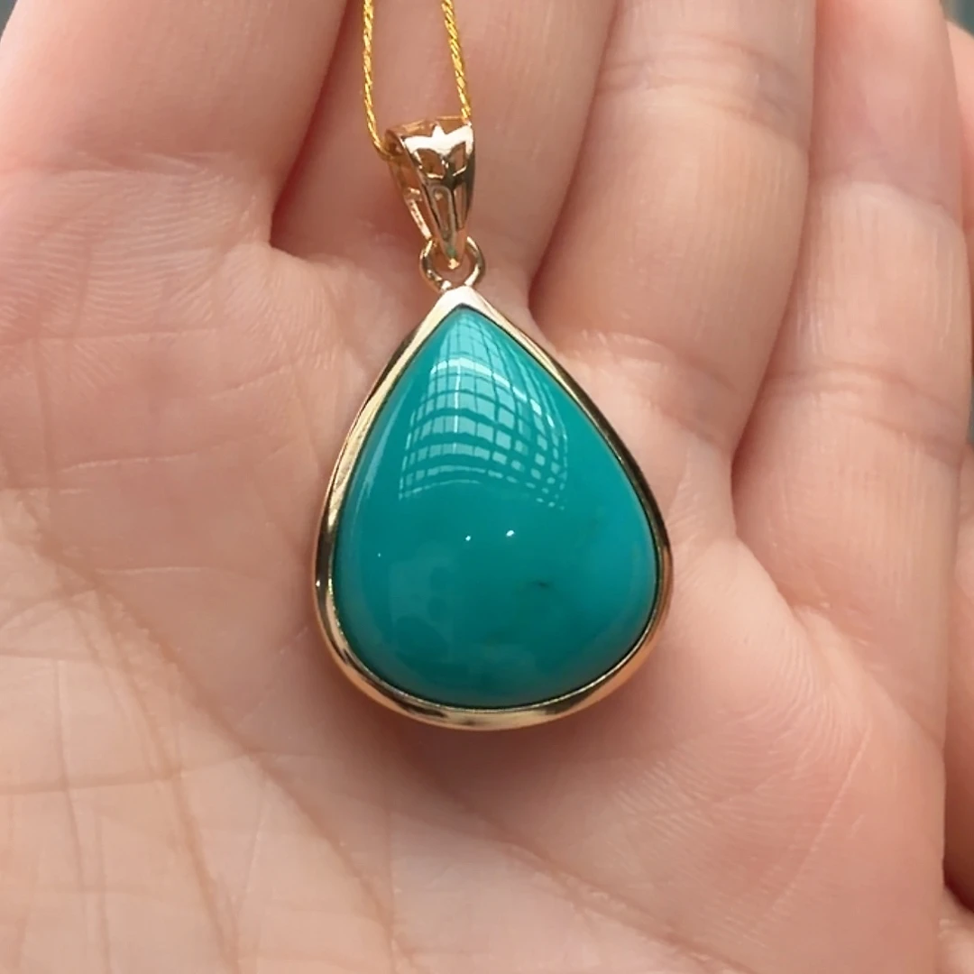 绿松石未镶嵌颈饰