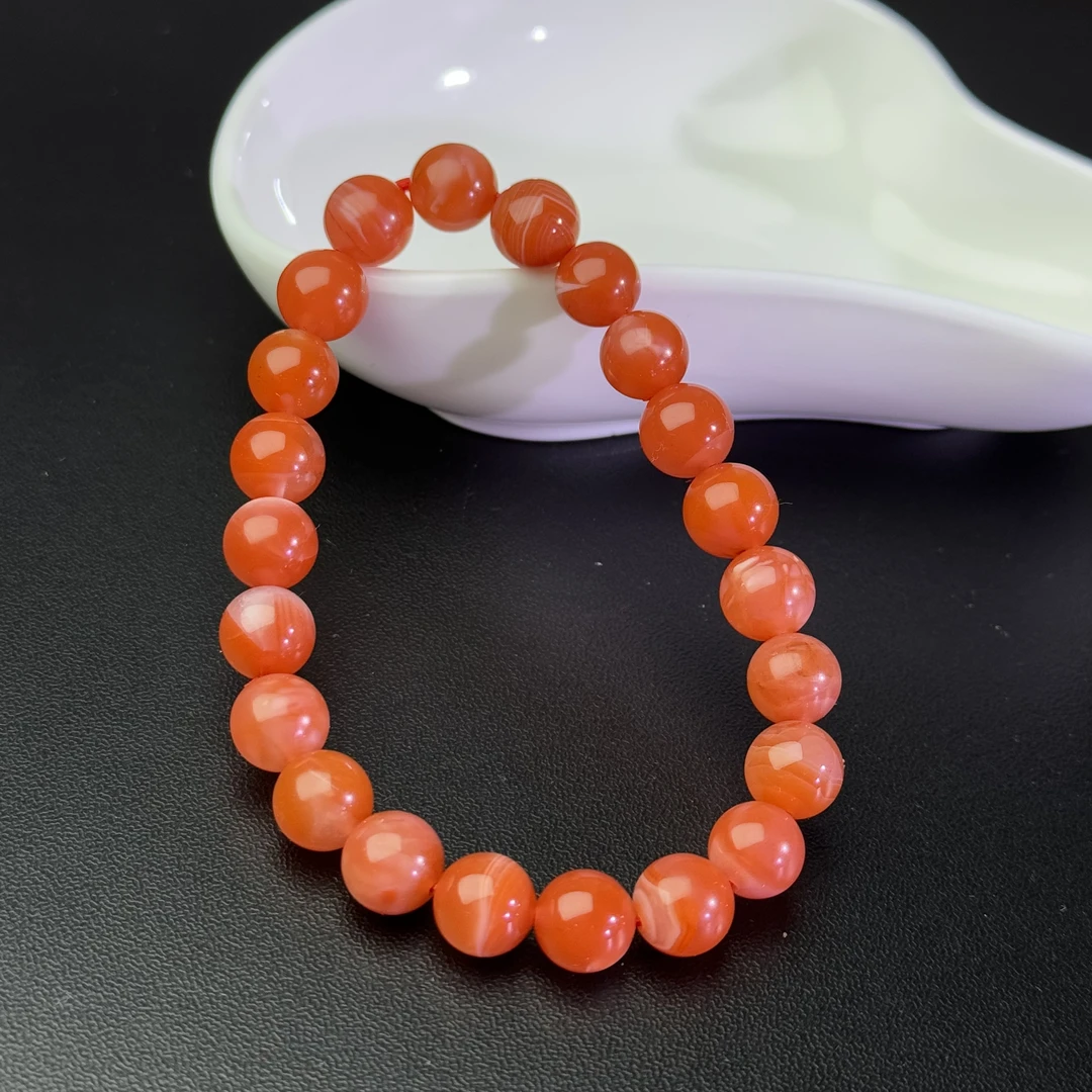 【然然家】 焰璃·南红玛瑙8mm手串