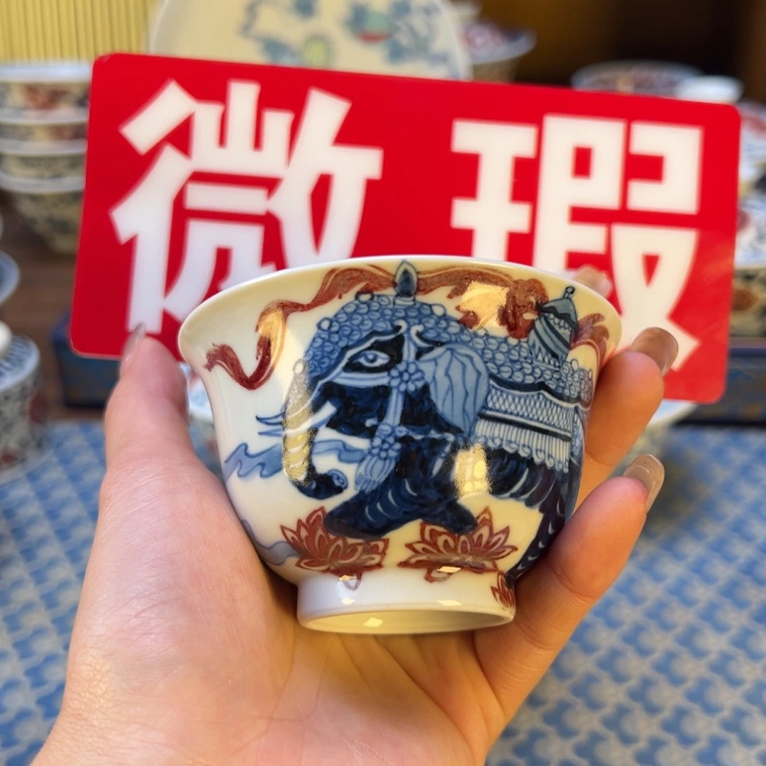 摆件微瑕景德镇手绘陶瓷