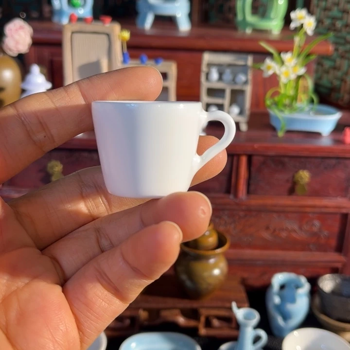 摆件微陶老王迷你花瓶