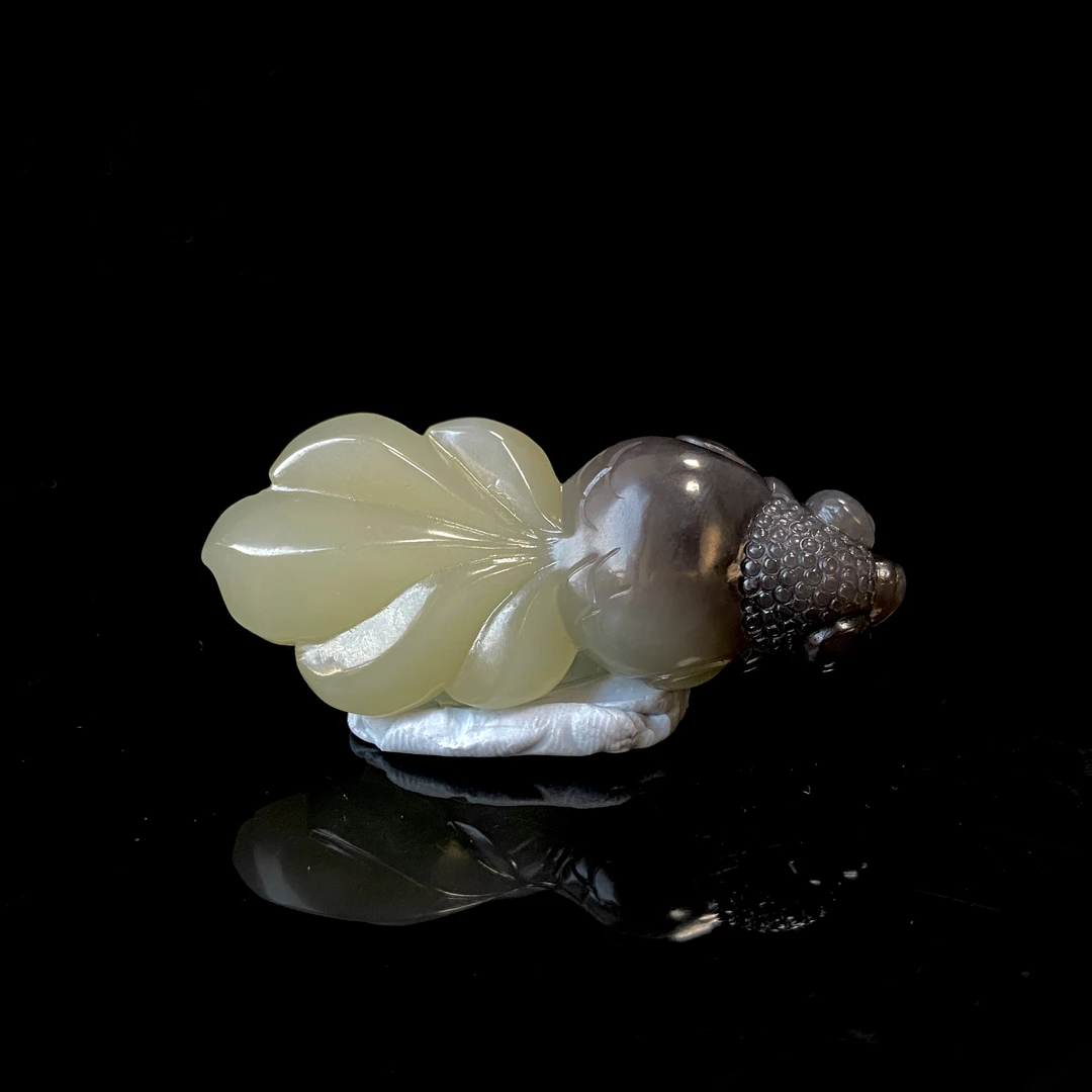 GY0001和田玉金鱼吊坠