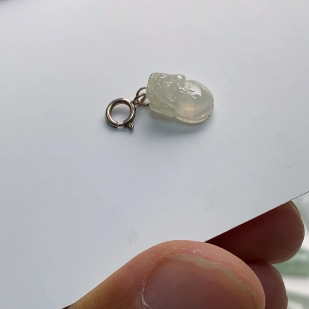 翡翠未镶嵌颈饰天然