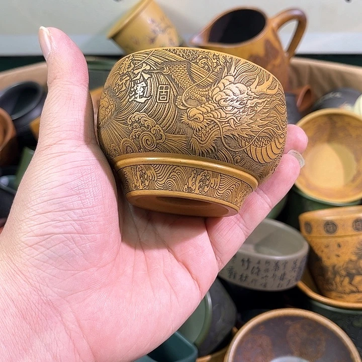 茶杯紫砂全手工紫砂主人杯