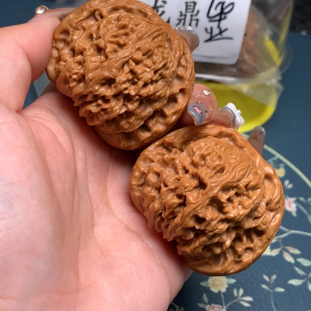 菜***料文玩核桃把件47-17381-8