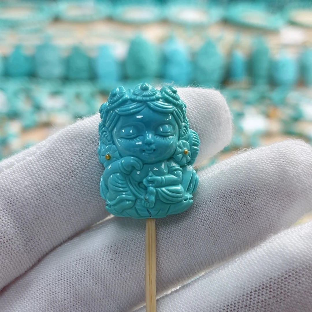 绿松石珠宝奇石未镶嵌