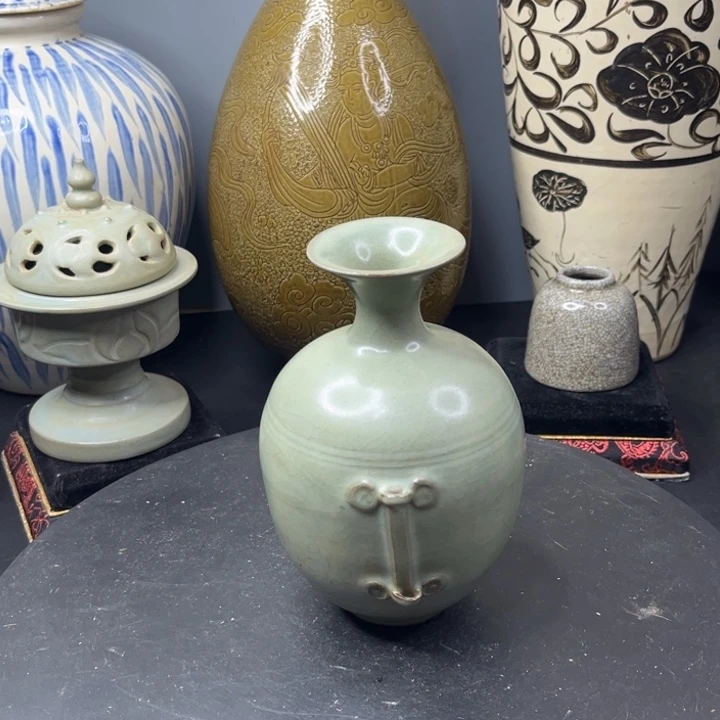 摆件汝瓷瓷瓷瓷花瓶花瓶