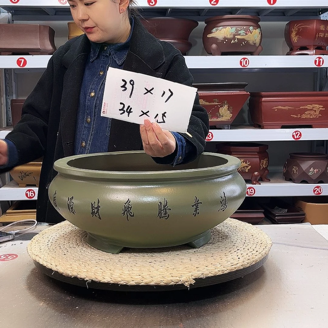紫砂花盆紫砂花盆