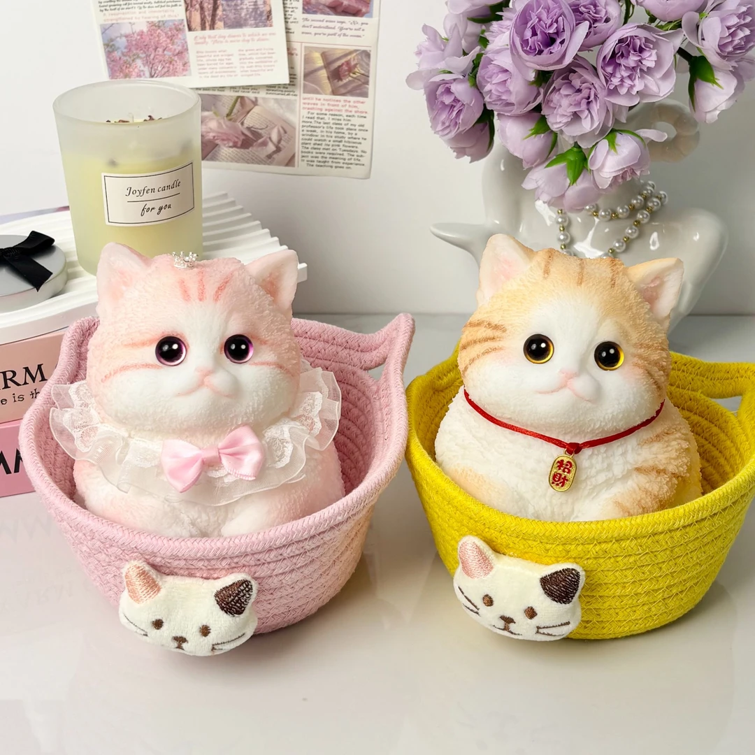 纯手工仿真软糯大猫捏捏乐高颜值创意女生解压玩具送礼diy玩偶