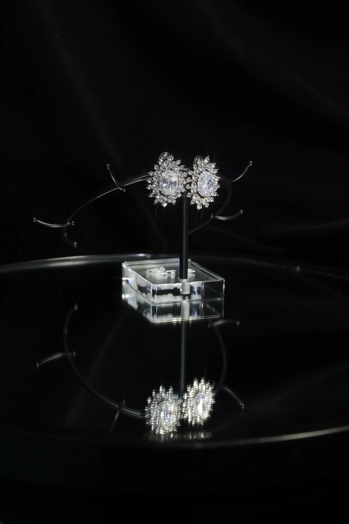 合金仿水晶耳饰 ete00276耳饰满钻奢华精致新娘结婚婚纱礼服头饰