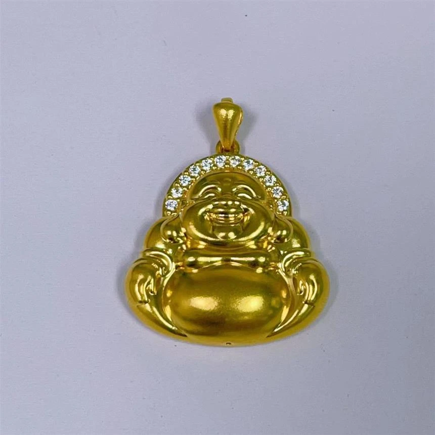 【敏敏专享】足金999投资金 大肚佛吊坠 HJD1070