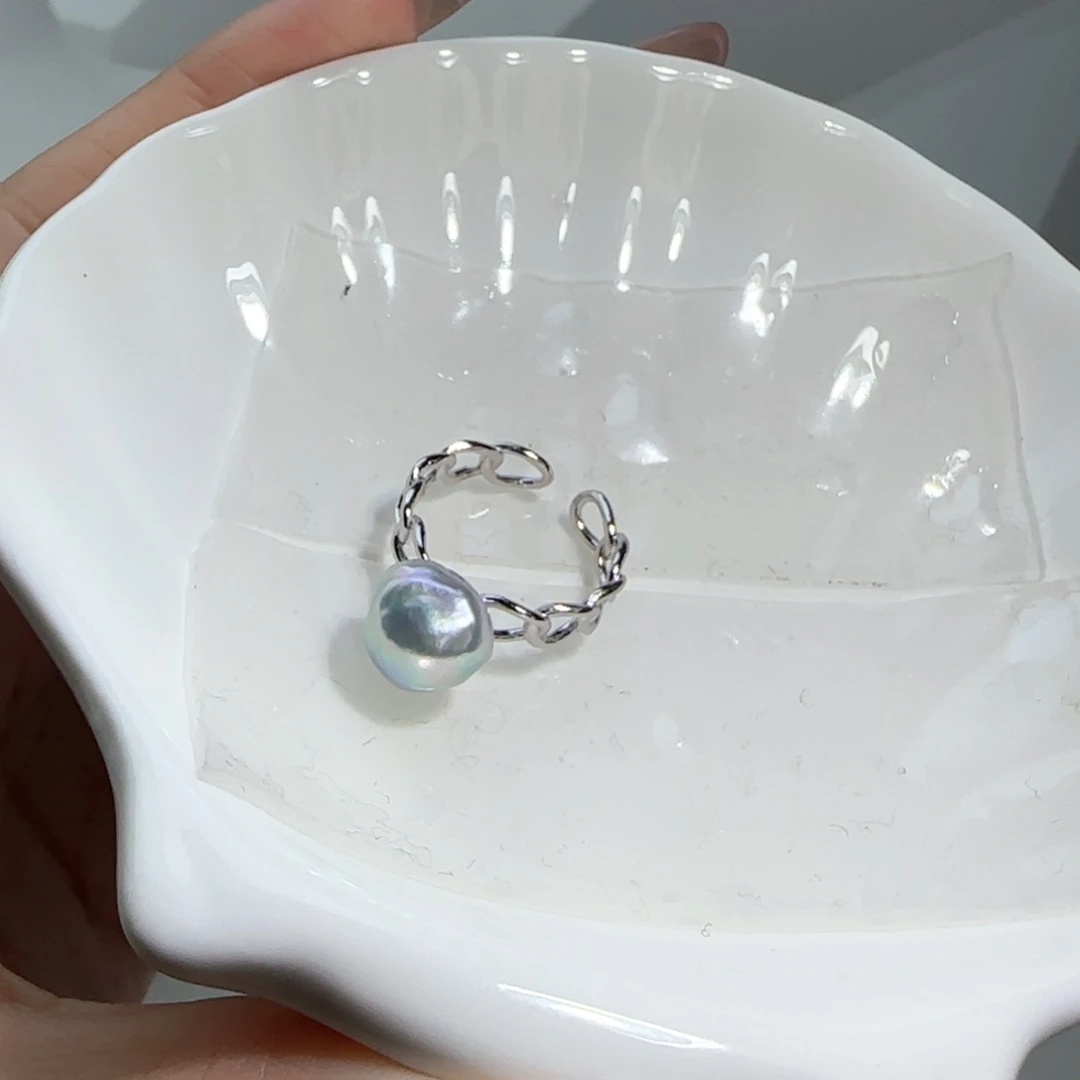 未镶嵌海水珍珠戒指