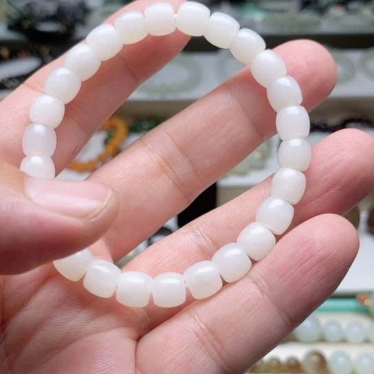 和田玉未镶嵌手链