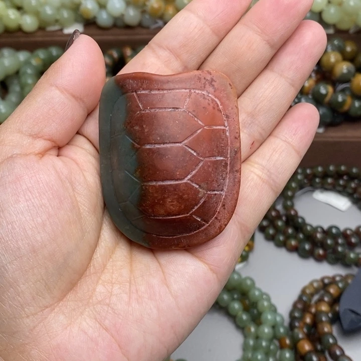 完***我透闪石质玉未镶嵌把件微瑕