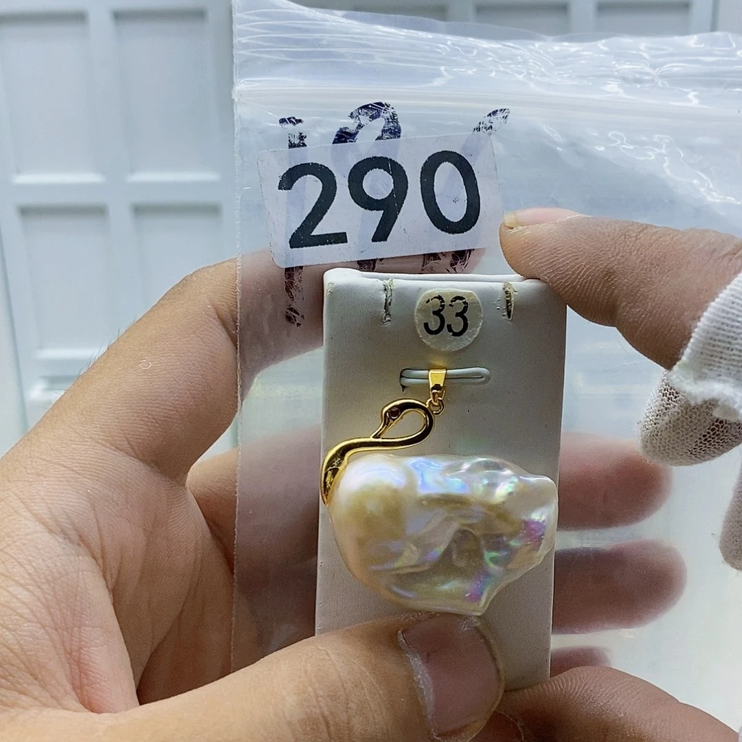 颈饰合金淡水珍珠