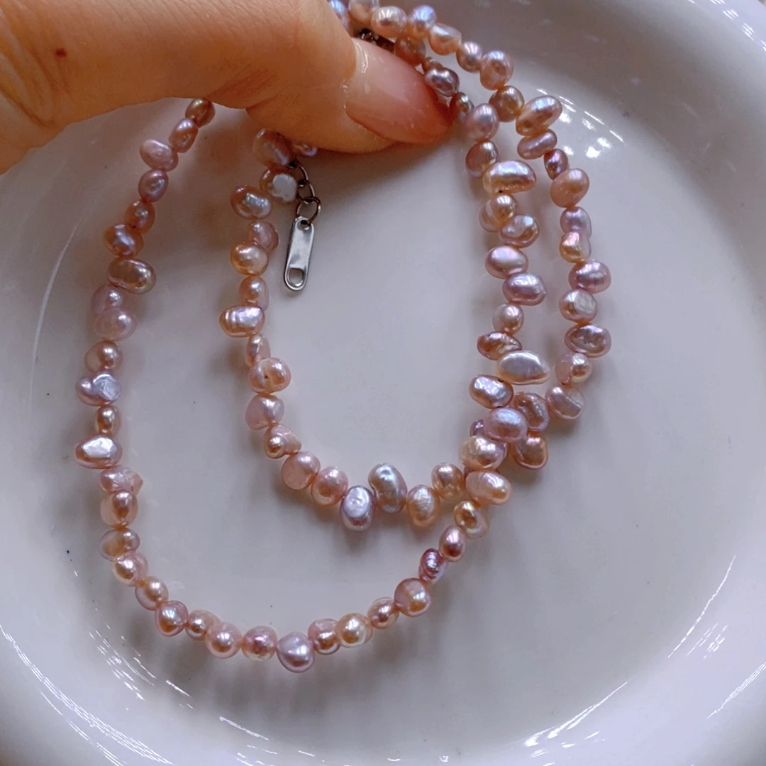 银S925镶嵌耳饰淡水珍珠