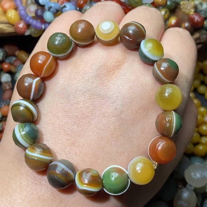 玛瑙/玉髓合金颈饰