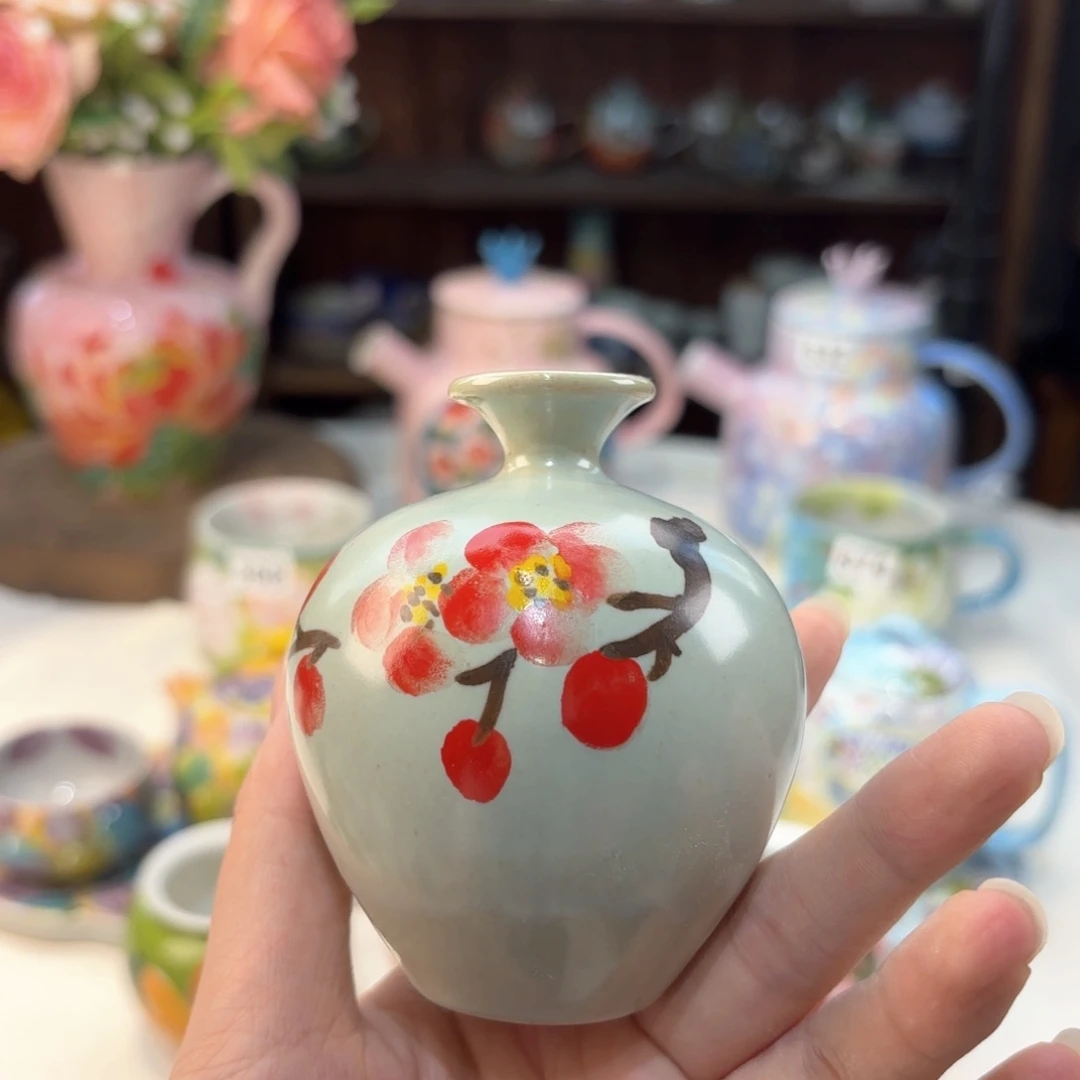 景德镇手绘高温釉下彩陶瓷茶具