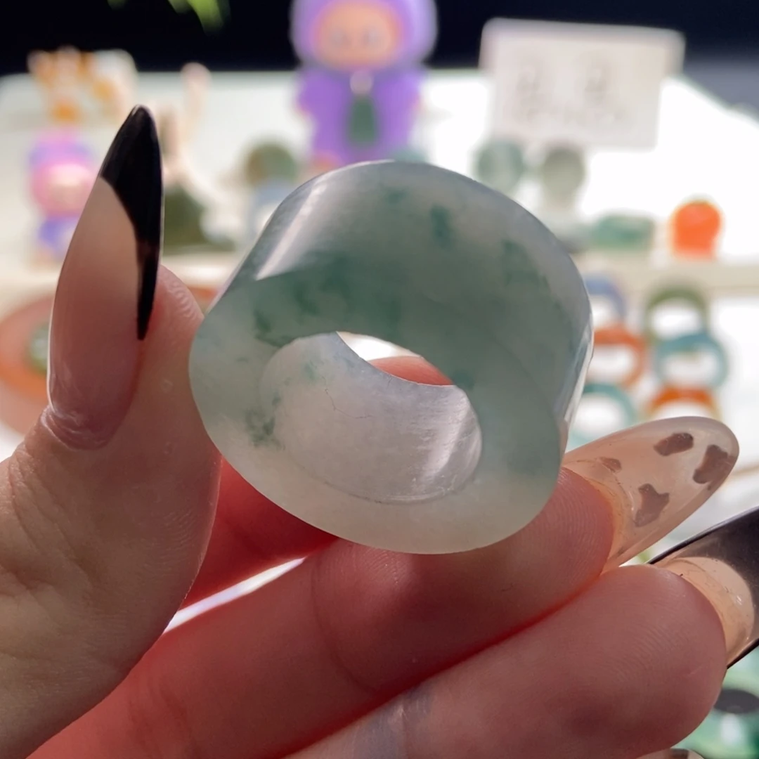 未镶嵌定制翡翠定制宽版小碎花14-21