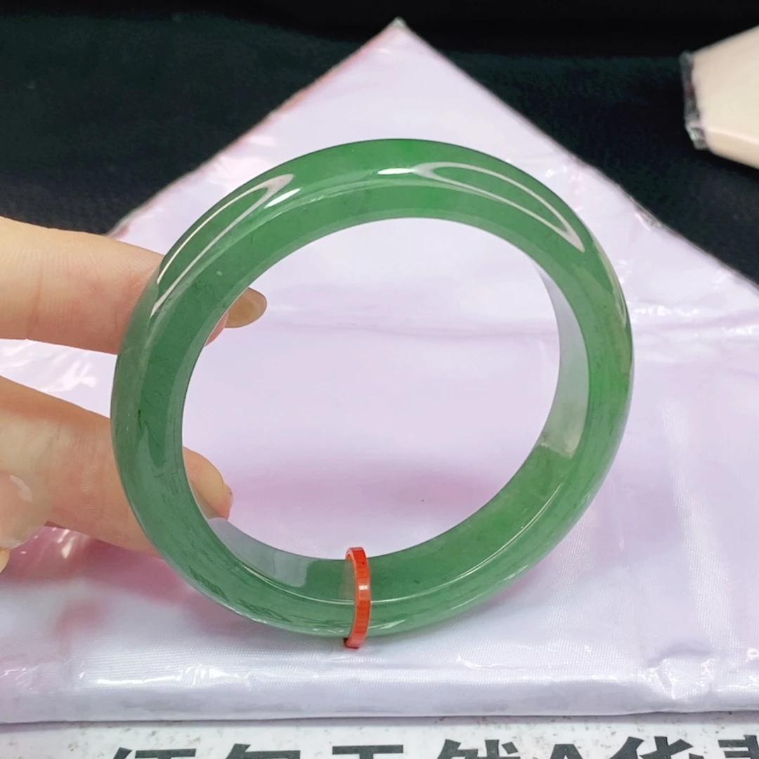 未镶嵌手镯翡翠51.8正圈