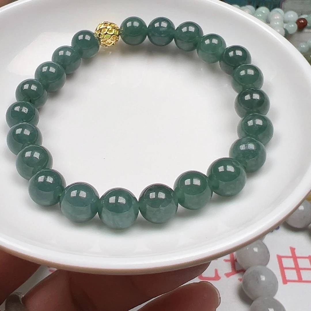 翡翠手链未镶嵌喜*货主老华