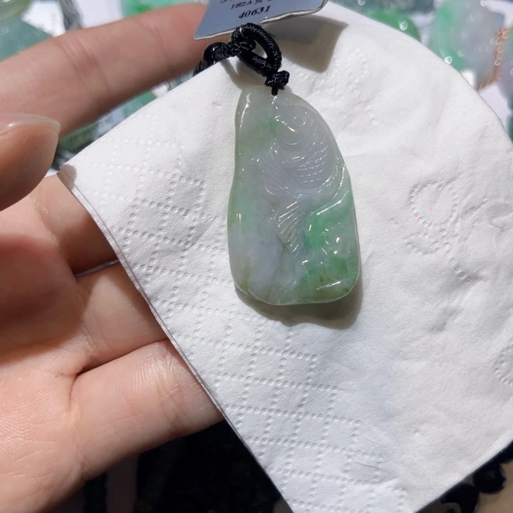 翡翠颈饰未镶嵌天然翡翠A货