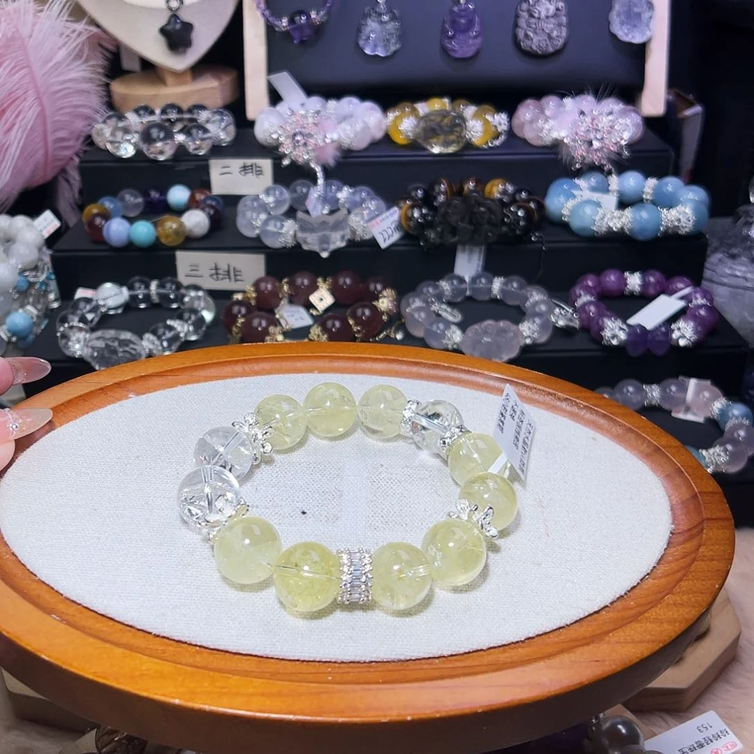 未镶嵌手链水晶白啊塞