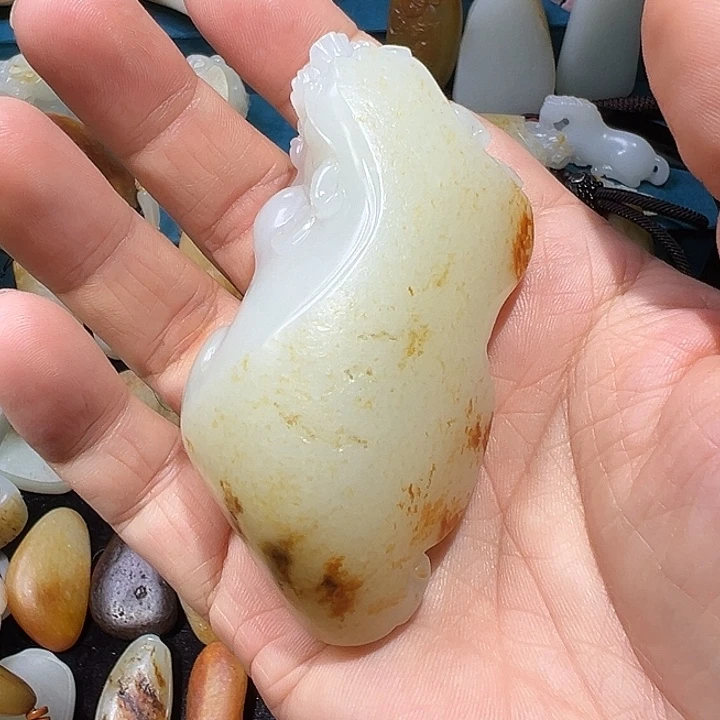 和田玉未镶嵌吊坠(不含链)