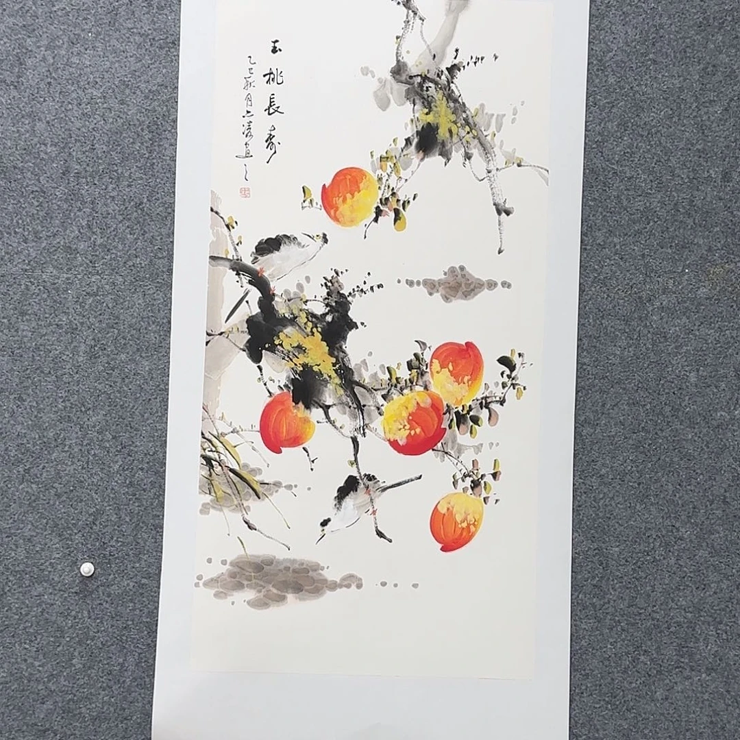 国画国画作品山水花鸟