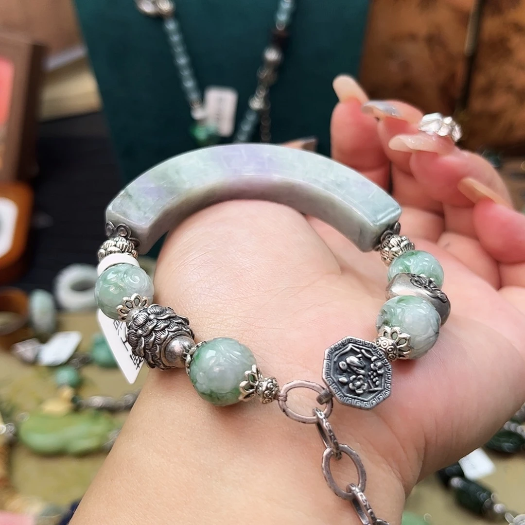 未镶嵌手链翡翠༺****