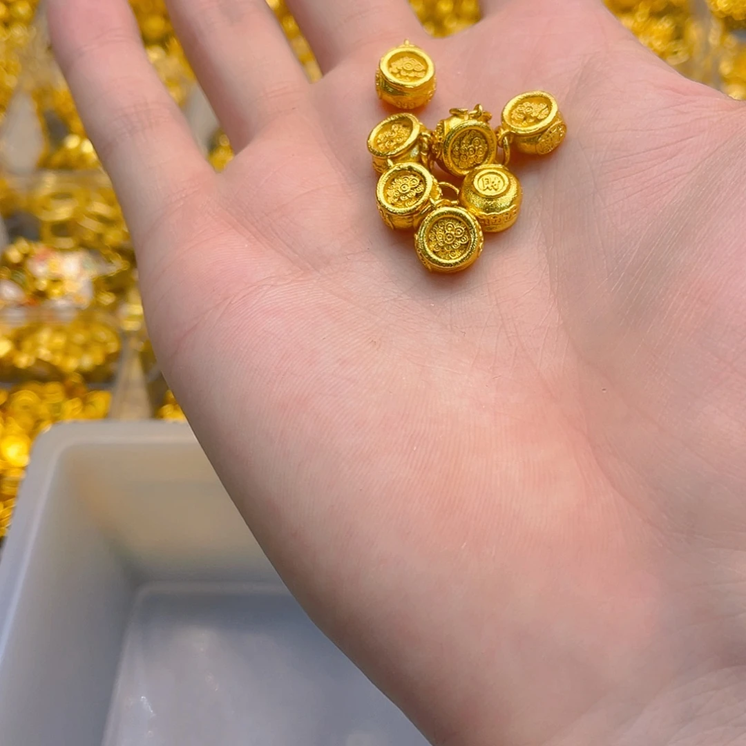锆石铜合金聚宝盆1个
