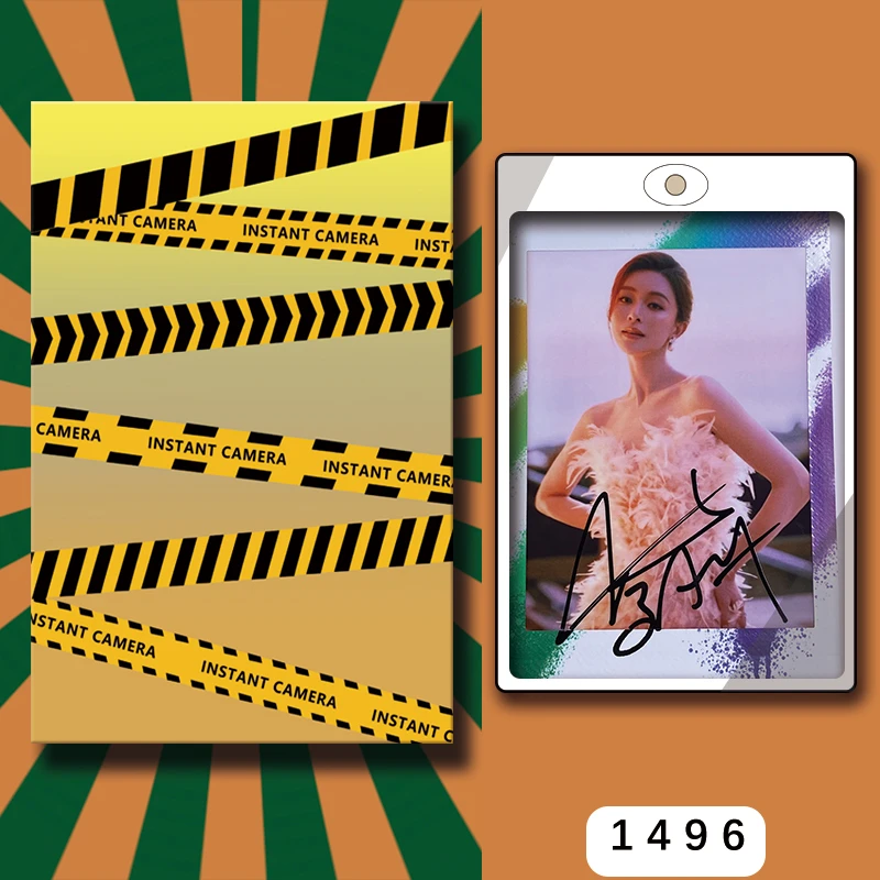 D1496【文咏珊】 正品拍立得照片 涂鸦