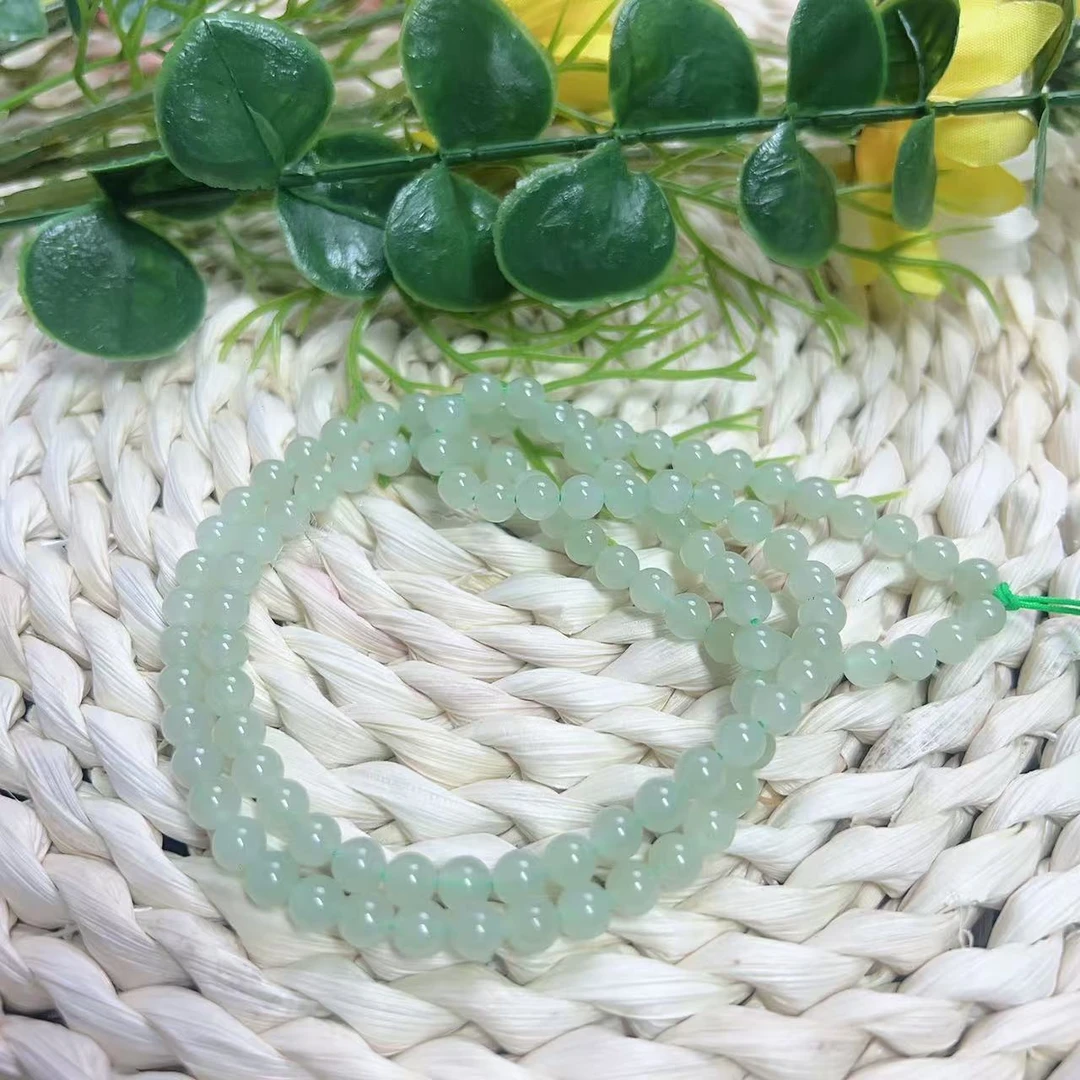 2502140060 DL 和田玉冰底晴水长链 （多样性发其一）