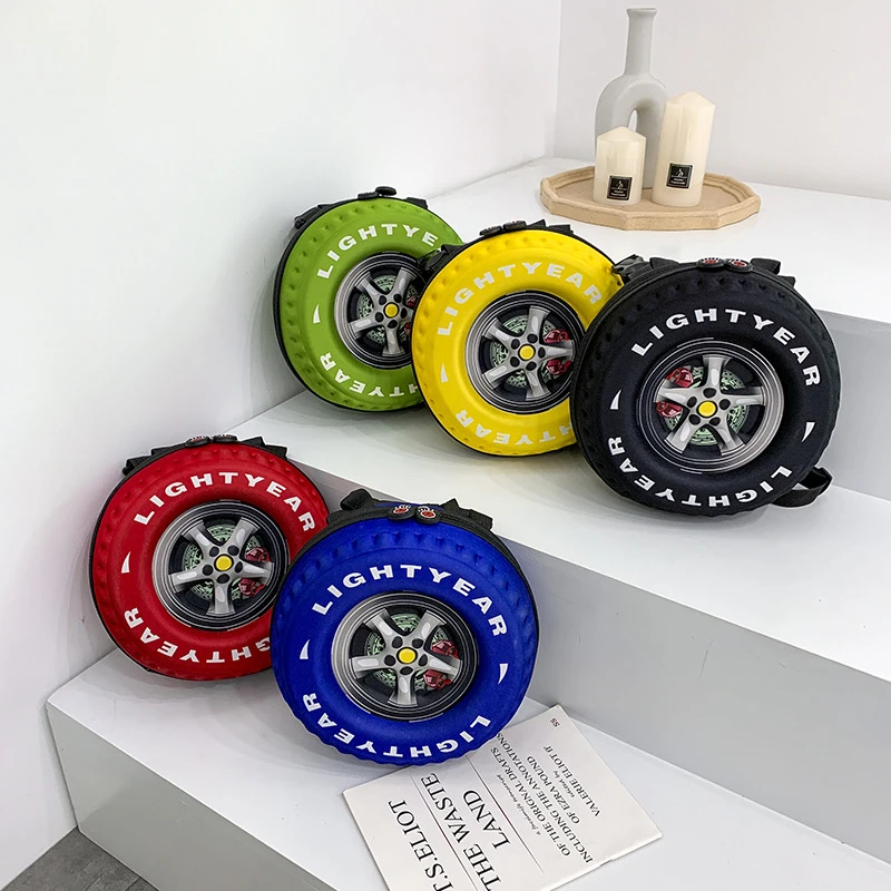 新款韩版儿童书包EVA轮胎时尚造型幼儿园书包男童双肩包