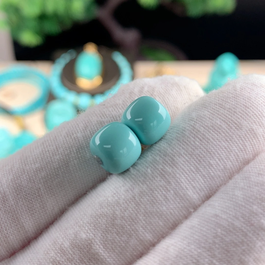 绿松石配珠卡9.5未镶嵌