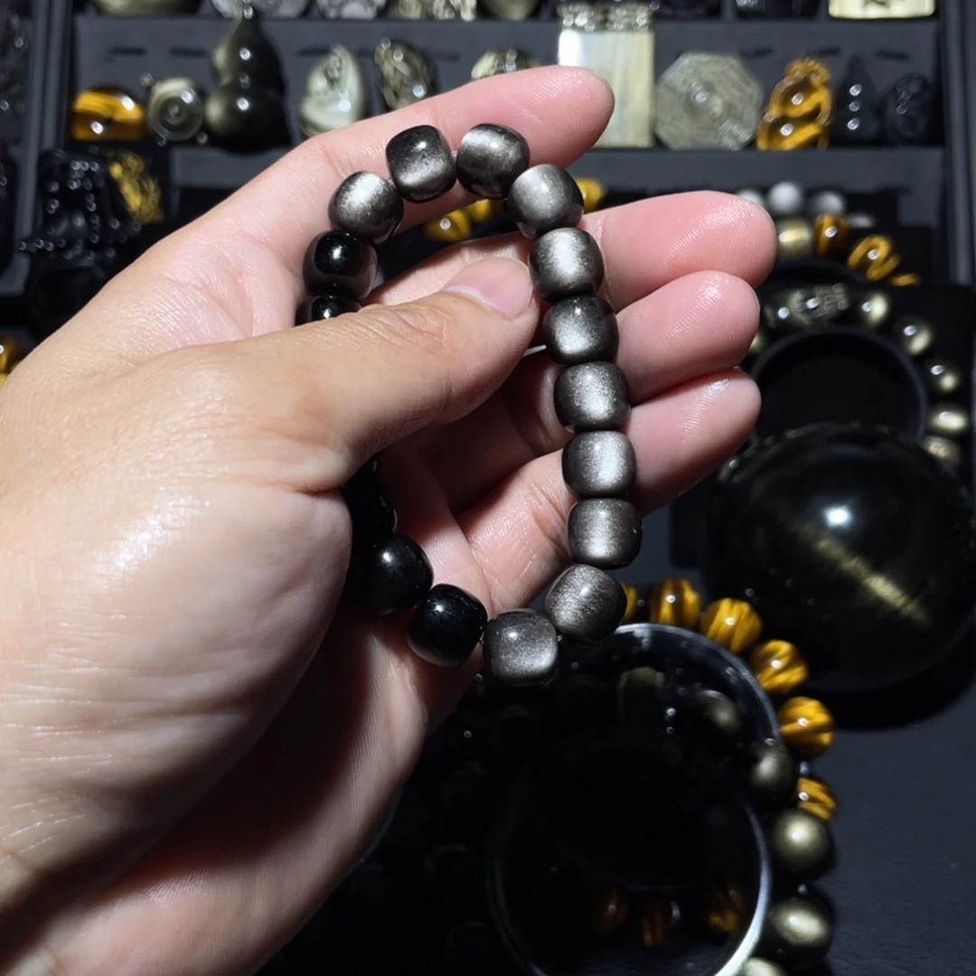 未镶嵌黑曜岩珠宝奇石凯*玺