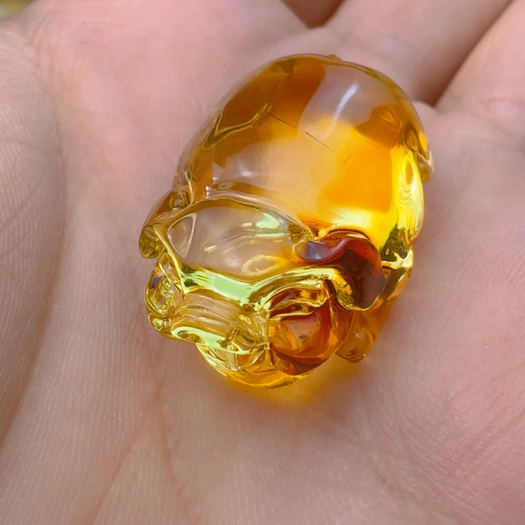 未镶嵌蜜蜡珠宝奇石全品吊坠孔 23×15.8×10.2mm
