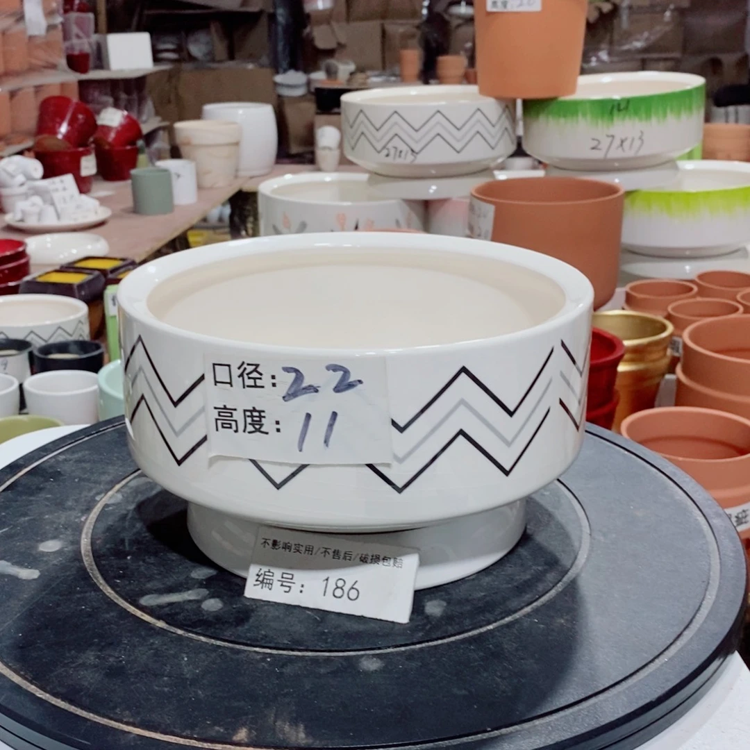 微瑕花盆-186-口22×11-1个